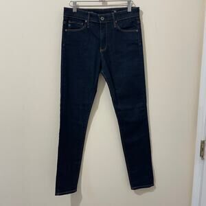 Adriano Goldschmied The Farrah High Rise Skinny Ankle Jeans Womens Sz 26 Dark